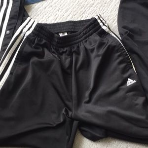 Adidas tear away track pants